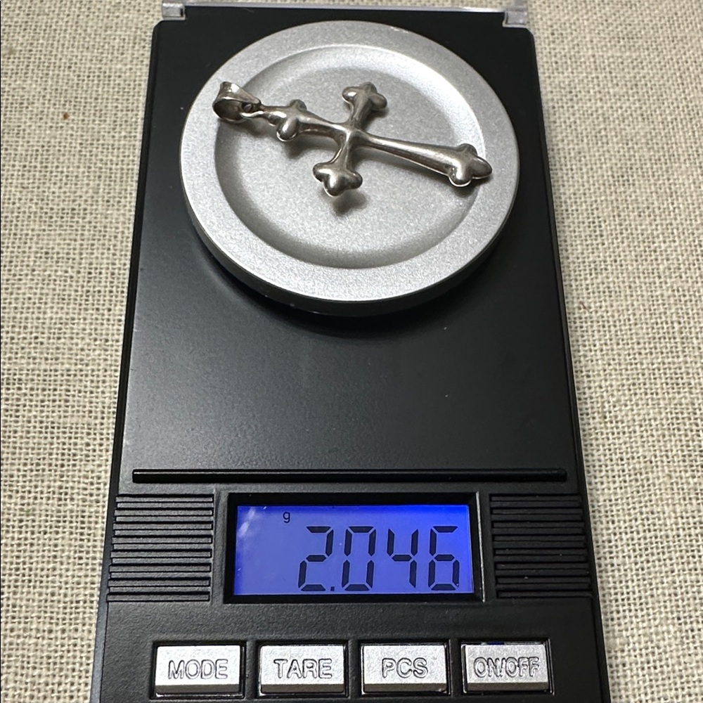 🧡 925 Silver Cross Pendant 🧡 - Picture 4 of 5